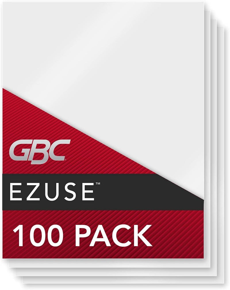 GBC EZUse Thermal Laminating Sheets, Letter Size, 5 Mil, 100-Count Pack - Image 1